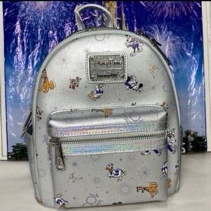 Disney parks 100th anniversary Mickey and friends AOP Loungefly mini backpack